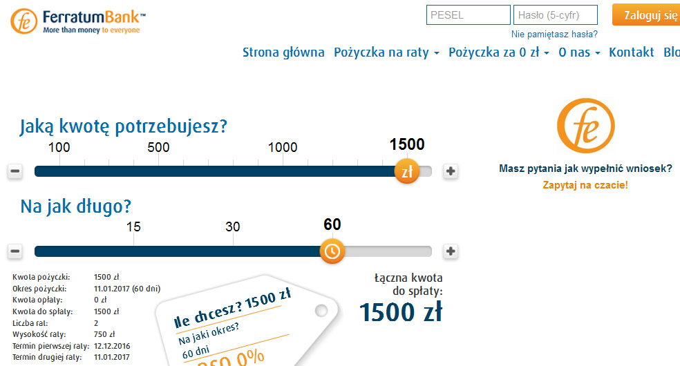 Trik Ferratum Bank z pożyczką Ekspres Kasa - moja opinia