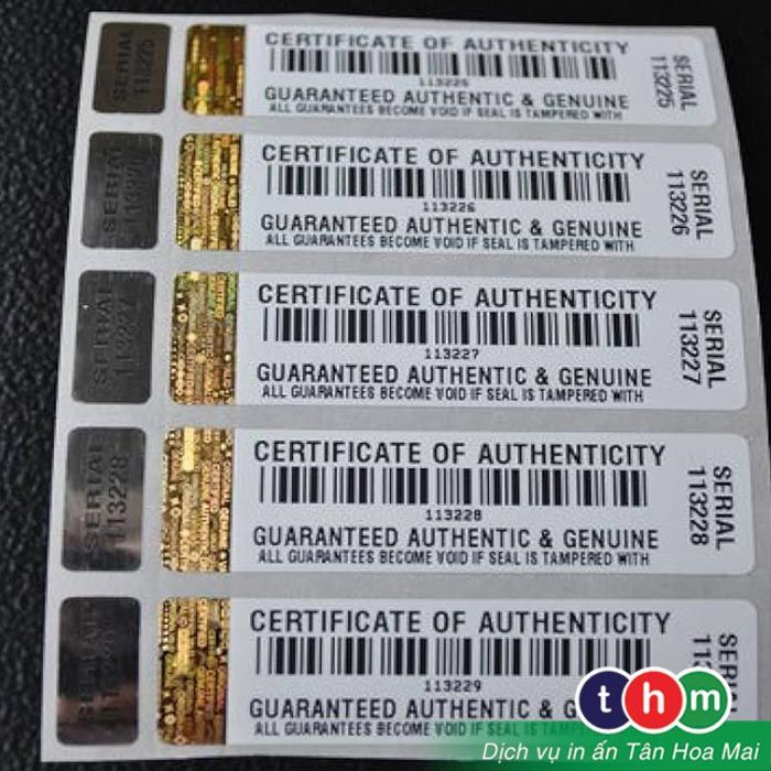 Tem chống hàng giả giúp doanh nghiệp bảo vệ thương hiệu và người tiêu dùng tránh mua phải hàng giả.