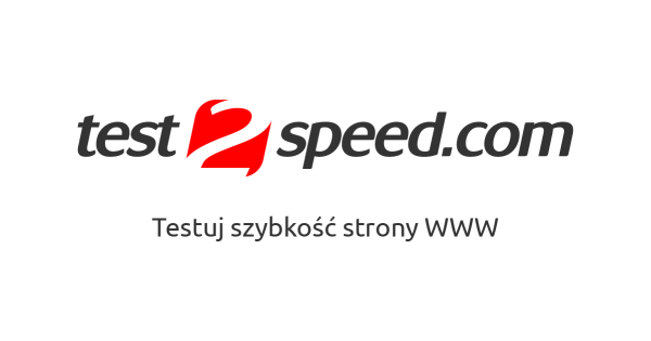 test2speed.com - Testuj szybkość strony WWW!